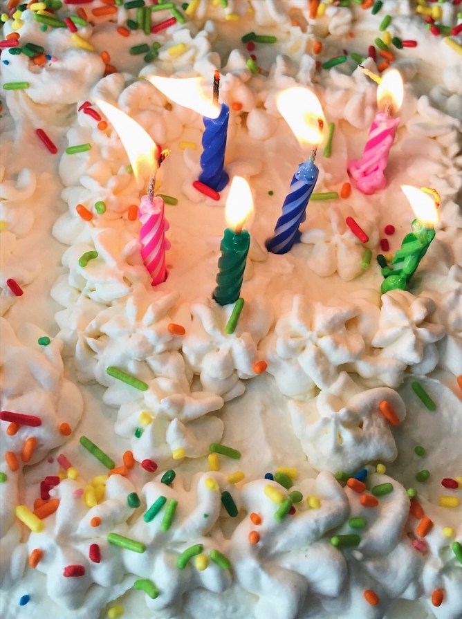 No bake refrigerate birthday cake