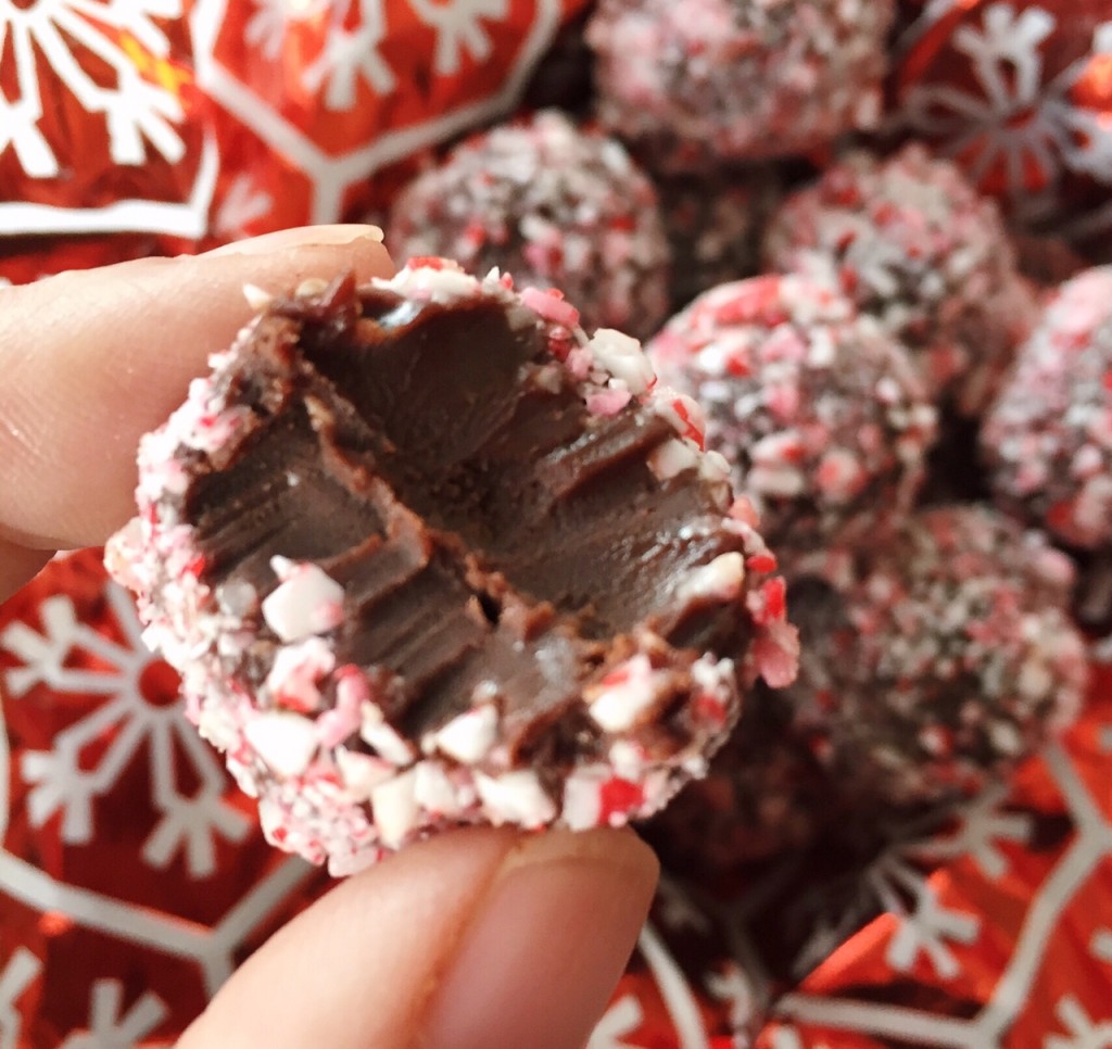 Candy Cane Truffles