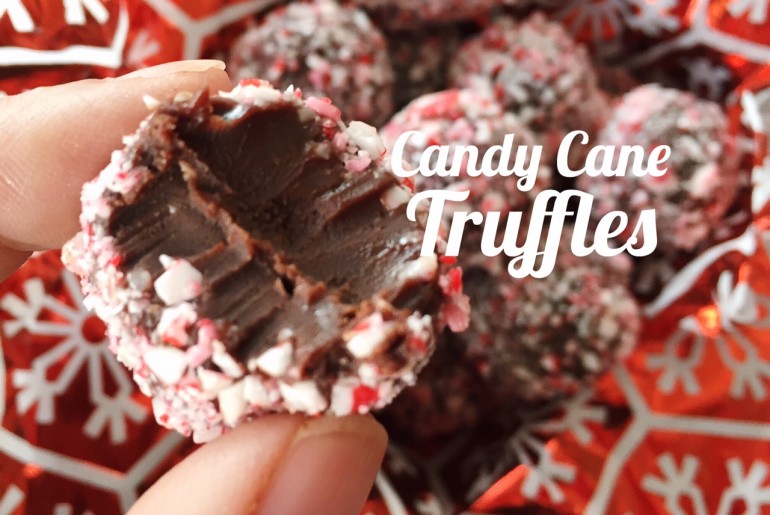 Candy Cane Truffles