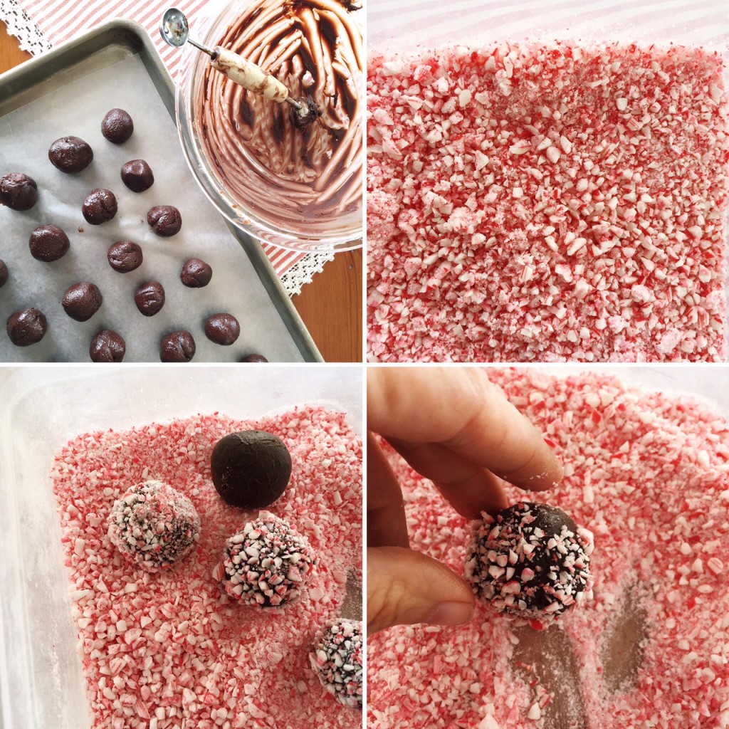 Candy Cane Truffles