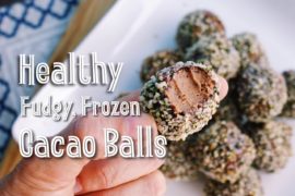 Healthy Frozen Cacao Balls